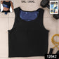 Man wearing sweat shaper tank top during gym workout