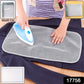 Ironing press net protecting a dark shirt from shine and scorch marks