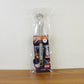 Large stainless steel hand whisk with hanging loop for storage