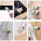Close-up of multipurpose cleaning brush for door sliders and narrow window tracks