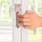 Side profile of durable plastic self stick cabinet handle