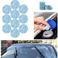 Water-repellent windshield cleaning tablets
