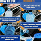 Windshield washer tablet for vehicle glass cleaning solutions