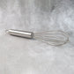 Multi-purpose small stainless steel whisk with ergonomic handle