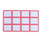 Office writable label sheets to label folders and office supplies