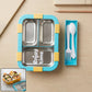 Airtight stainless steel lunch box in vibrant color