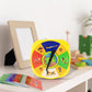 Family playing the Yoga Spinner Game for balance and flexibility
