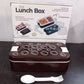 Detailed view of the BPA-free, food-grade material used in this durable tiffin box.