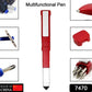 Portable tech tool pen showcasing its stylus and screwdriver features for on-the-go utility.