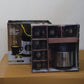 Hot beverage set including insulated thermos flask and six ceramic cups for home and office
