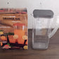 Versatile 2000ml plastic water jug designed for storing various cold beverages.