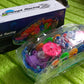 Retail packaging for the transparent gear car toy, perfect for gifting to kids.