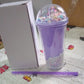 Detail of the durable, BPA-free acrylic material used in the Kids LED Sipper Bottle.