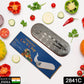 Ergonomic steel vegetable cutter, perfect for fruit and vegetable cutting.