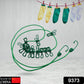 FERVENT portable clothes drying rope stretched out, holding various garments.