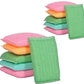 Pack of 12 scratch-proof scrubber pads for effective kitchen cleaning.