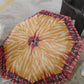 Person outdoors holding 3-Fold foldable umbrella for sun and rain protection