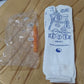 Packaging and accessories for reflexology acupressure socks including massage stick