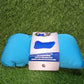 Front view of the compact mini travel pillow for neck comfort.