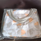 Insulated lunch bag displayed in a casual setting, emphasizing its practical design.