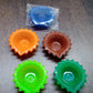 Packaging for the colourful silicone diya combo, showing product details.