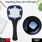 Lighted magnifier used for precision soldering and electronic inspection.