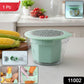 Handheld manual vegetable grater stripping corn kernels efficiently