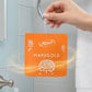 Portable gel freshener pouch for ease of use