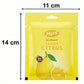 Gel air freshener showing texture with citrus scent