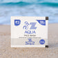 Compact aqua face wash sachet ideal for travel, gym, and office use.