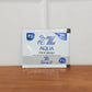 Zequz Aqua Face Wash sachet displayed with fresh, clean skin results.