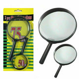 Worko dual-sided magnifying glass set with 75mm and 50mm real glass lenses.