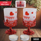 Decorative tealight holder with beautiful festival design for Diwali and Ganapati