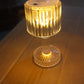 Mini Acrylic LED Desk Lamp creating a cozy ambiance in a modern interior.