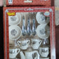 Packaging for the Tickles coffee and tea kitchen play set, showing contents.