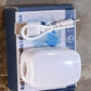 Retail packaging for the AuriGlam Rechargeable Nail Fungus Laser Treatment Device.