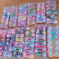 Assortment of vibrant telephone wire hairbands for girls