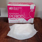 Packaging of the Women's Emergency Kit from Beautiful Basics.