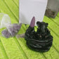 Ganesha Murti Smoke Fountain with included incense cones, ready for use.