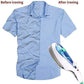 Close-up of the Portable Garment Steamer's water tank and compact design.