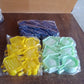 Plastic cookie cutter moulds set displayed for creative baking projects