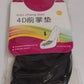 Closeup of black high heel cushion inserts with anti slip surface