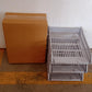 Elegant multi-layer office file rack on a counter, enhancing workspace.