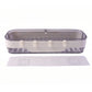 Space-saving bathroom storage rack with integrated hanging hooks