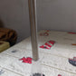 Detailed view of the solar panel and LED light on a Solar LED Spike Light unit.