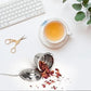 A versatile tea infuser ball made from high-quality stainless steel, ready for loose leaf tea.