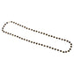Stylish gold accented black bead chain necklace for ethnic wear