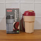 Reusable Plastic Sipmate sipper bottle filled with water for drinking
