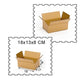 A brown corrugated packing box with ample space for secure product storage and transit.
