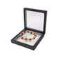 Stylish multicolor glossy bead bracelet complementing casual outfit